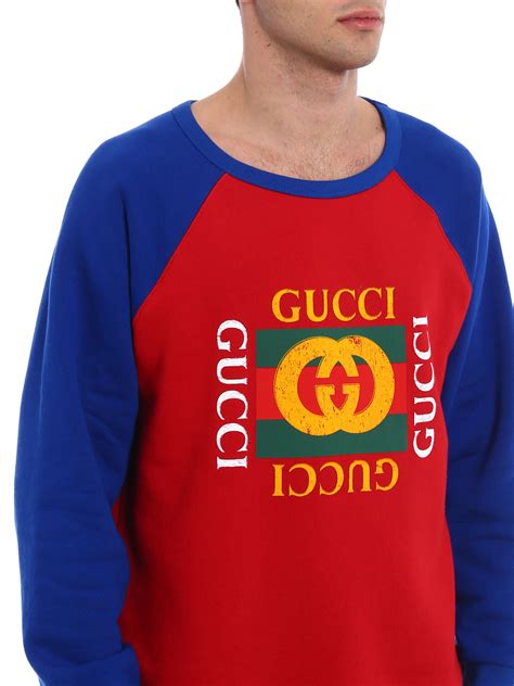 felpa gucci rossa